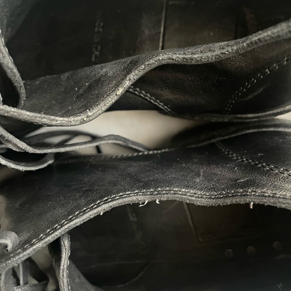 Guidi Lace-up Round Toe Italian Horse Full Grain Leather Derby Shoes - Picture 10 of 13